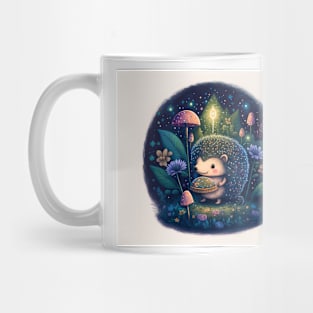 Hedgehog Fairy Tale Scene Mug